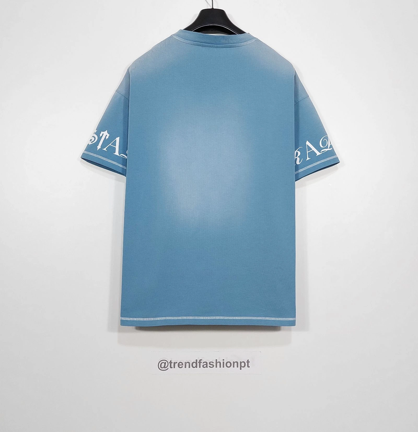 T-shirt Trapstar script logo 2.0 - bleu L – photo 9